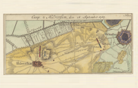 Bekijk detail van "Pruisische troepen te ‘s-Graveland - J.A. Hendriks - 1780"