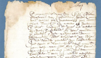Bekijk detail van "De geplunderde geldkist van Loosdrecht - Streekarchief - 27/3/1672"